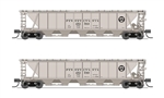 Broadway Limited 7255 N H32 Covered Hopper Pennsylvania PRR (2-pack)