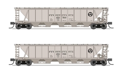 Broadway Limited 7255 N H32 Covered Hopper Pennsylvania PRR (2-pack)
