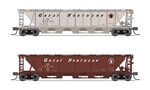 Broadway Limited 7261 N H32 Covered Hopper Great Northern GN (2-pack)