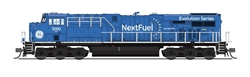 Broadway Limited 7295 N GE ES44AC Sound and DCC Paragon4 General Electric #3000 NextFuel Demonstrator Logo