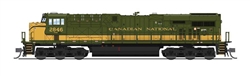 Broadway Limited 7307 N GE ES44AC Sound and DCC Paragon4 Canadian National #2846 Fantasy Scheme Green Yellow