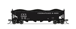 Broadway Limited 7427 N 70 Ton Quad Hopper Chesapeake & Ohio Set B 4/