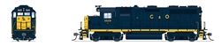 Broadway Limited 7537 HO EMD GP35 Low Nose Sound and DCC Paragon4 Chesapeake & Ohio #3538