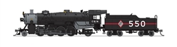 Broadway Limited 7853 N USRA 2-8-2 Light Mikado Sound and DCC Paragon4 Chicago & Illinois Midland #551
