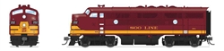 Broadway Limited 8340 HO EMD F3A Standard DC Stealth Soo Line #202A