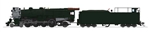 Broadway Limited 8497 N Class M1b 4-8-2 Mountain Standard DC Stealth Painted Unlettered