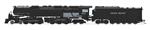 Broadway Limited 8652 N 4-6-6-4 Challenger Late Version Standard DC Stealth Union Pacific #3711 Oil Tender Smoke Deflectors