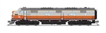 Broadway Limited 8794 N EMD E7A Standard DC Stealth Series Milwaukee Road #17A
