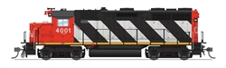 Broadway Limited 8920 HO EMD GP35 Low Nose Sound and DCC Paragon4 Canadian National #4000  Sargent Stripe