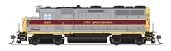 Broadway Limited 8922 HO EMD GP35 Low Nose Sound and DCC Paragon4 Erie-Lackawanna #2551