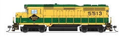 Broadway Limited 9140 HO EMD GP30 Low Nose Sound and DCC Paragon4 Reading #5520