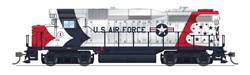 Broadway Limited 9157 HO EMD GP30 Low Nose Standard DC Stealth US Air Force #2250