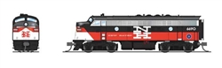 Broadway Limited 9249 N EMD F7A Sound and DCC Paragon4 Connecticut Department of Transportation #6691