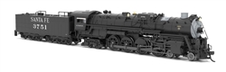 Broadway Limited 9400 N Santa Fe 4-8-4 Northern Sound DCC and Smoke Paragon4 Santa Fe #3751 2022 Restoration