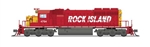 Broadway Limited 9490 N EMD SD40-2 Low Nose Standard DC Stealth Rock Island #4797