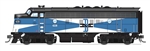 Broadway Limited  9658 HO EMD F3A Standard DC Stealth Boston & Maine #4228A