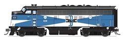 Broadway Limited  9658 HO EMD F3A Standard DC Stealth Boston & Maine #4228A