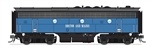 Broadway Limited  9659 HO EMD F3B Standard DC Stealth Boston & Maine #4228B