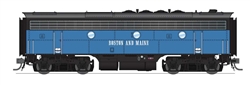 Broadway Limited  9659 HO EMD F3B Standard DC Stealth Boston & Maine #4228B
