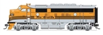 Broadway Limited 9668 HO EMD F3A Sound and DCC Paragon4 Denver & Rio Grande Western #5524 Prospector Scheme, Aspen Gold