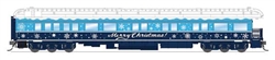 Broadway Limited 9725 HO Heavyweight Business Car Observation Christmas