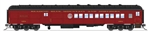 Broadway Limited 9744 HO Heavyweight Coach-Baggage-Combine Reading Blue Mountain & Northern #1254