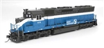 Broadway Limited 9802 HO SD45 GN 419 Blue w/Sound