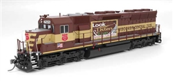Broadway Limited 9822 HO EMD SD45 Sound and DCC Paragon4 Wisconsin Central #7525 Operation Lifesaver Banner