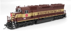 Broadway Limited  9824 HO EMD SD45 Sound and DCC Paragon4 Wisconsin Central #7522