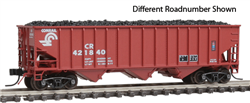 Bluford 14103 N 14-Panel 70-Ton 3-Bay Hopper Conrail