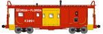 Bluford 41081 N International Car Bay Window Caboose Phase 1 Georgia & Florida X6900