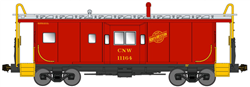 Bluford 43070 N International Car Bay Window Caboose Phase 3 Chicago & North Western 11164
