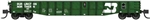Bluford 52105 N 52'6" 15-Panel Mill Gondola Medium Dented Sides Burlington Northern #558085