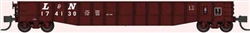 Bluford 52134 N 52'6" 15-Panel Mill Gondola Medium Dented Sides Louisville & Nashville #174130