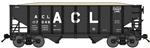 Bluford 65214 N 8-Panel 2-Bay Open Hopper with Load Atlantic Coast Line 117072