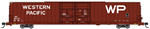 Bluford 86681 N Pullman-Standard 86' Auto Parts Double Door Boxcar Western Pacific 86077