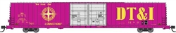 Bluford 86767 N Pullman-Standard 86' Auto Parts Double-Door Boxcar Detroit Toledo & Ironton #26899