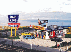 Blair Line 182 HO Dari-King Drive-In Restaurant Kit
