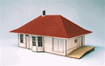 Blair Line 188 HO Leeton Depot Laser-Cut Wood Kit