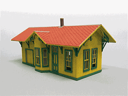 Blair Line 193 HO Boston Depot Kit 5-1/2 x 2-5/8" 13.9 x 6.6cm 184-193