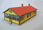 Blair Line 194 HO Santa Fe 6-Room Section House Kit