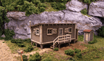 Blair Line 2000 HO Joe's Cabin w/Outhouse Kit