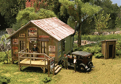 Blair Line 2003 HO Sam's Roadhouse w/Outhouse Kit Main Building