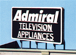 Blair Line 2506 Laser-Cut Wood Billboard Kits Large for HO S & O Admiral Television Appliances