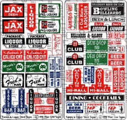 Blair Line 59 N Storefront & Advertising Signs Tavern & Liquor Stores