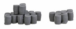 Bar Mills 1003 N Assorted Wooden Kegs Unpainted 2 Large Groups