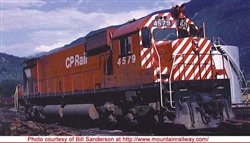 Bowser 24822 HO Montreal Locomotive Works M630 Standard DC Executive Line Canadian Pacific 4556 Action Red 5" Stripe Large Multimark No Exp. Tank