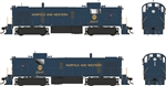 Bowser 25220 HO Alco RS3 Phase 3 DC Norfolk & Western #2554