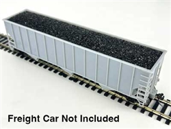 Bowser 31536 HO Real Coal Load 2-Pack Fits Walthers Gold Line 50' 100-Ton 3-Bay Hopper