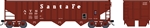 Bowser 42500 HO 70-Ton 14-Panel 3-Bay Hopper Santa Fe 80310 Large Cooper Lettering
